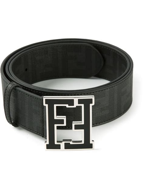 black fendi belt zucca